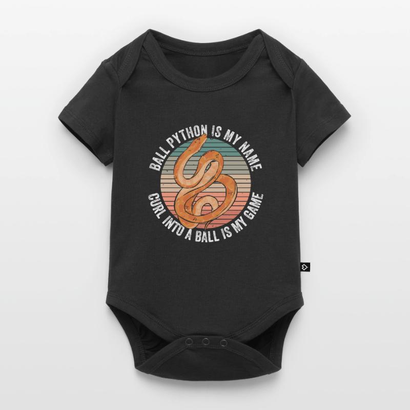 Königspython Banana Ball Python Baby Premium short-sleeve bodysuit