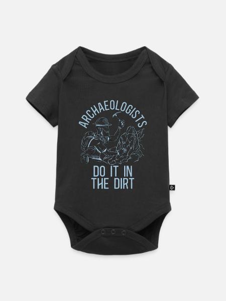 Archaeology Archaeologist Do Digging Archaeologist - Baby Premium Kurzarmbody - Schwarz