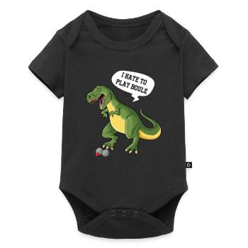 Petanque Boule Game Set Boccia - Baby Premium short-sleeve bodysuit - black - Front