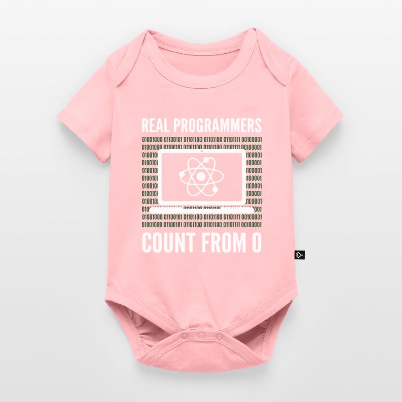 Real Programmers Count From 0 Programming Baby Premium short-sleeve bodysuit