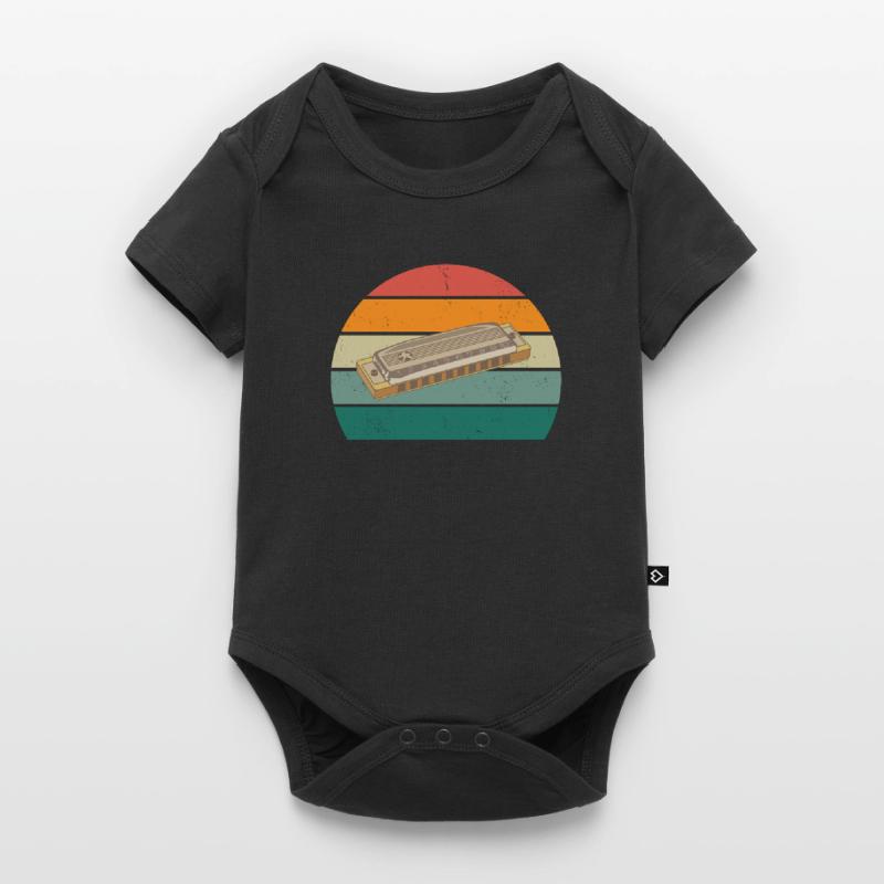 Harmonica Harmonica Player Harmonicas Baby Premium short-sleeve bodysuit
