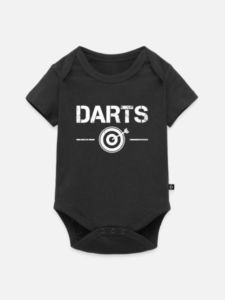 Darts - Baby Premium Kurzarmbody - Schwarz