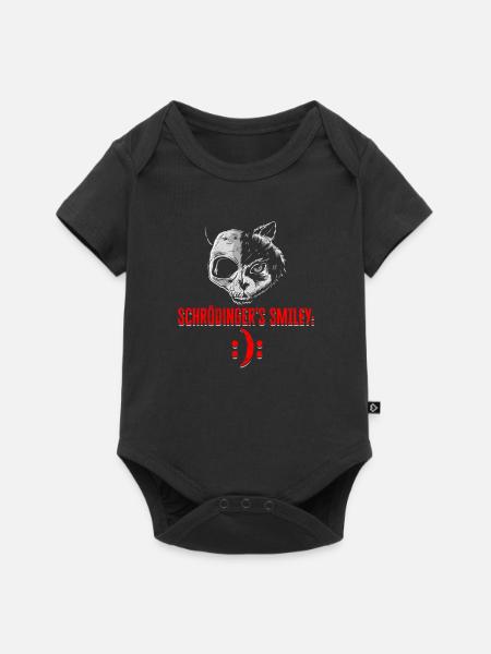 Schrodingers Katzen Quantenphysik - Premium kortærmet baby-body  - sort