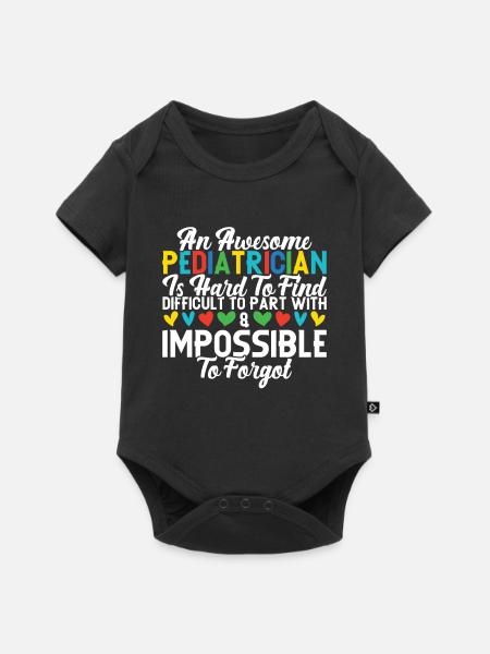 Kinderkrankenschwester - Baby Premium Kurzarmbody - Schwarz