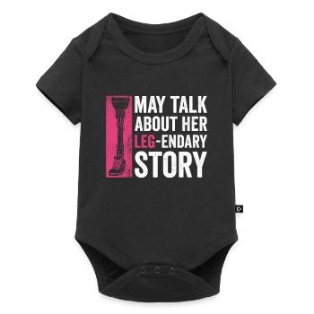 Prothese Gliedmaßen Prothetische Gliedmaßen - Baby Premium short-sleeve bodysuit - black - Front