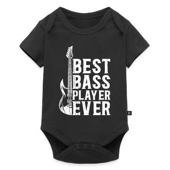 Best Bass Player Ever I Bass Guitar Player Bass Gu - Baby Premium short-sleeve bodysuit - black - Front