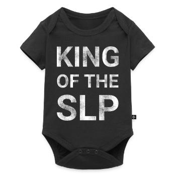 King Of The SLP - Baby Premium short-sleeve bodysuit - black - Front