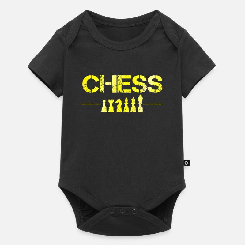 Schach - Baby Premium Kurzarmbody - Schwarz