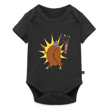 Coffee Coffee Cup Caffeine Gift Coffee Bean - Baby Premium short-sleeve bodysuit - black - Front