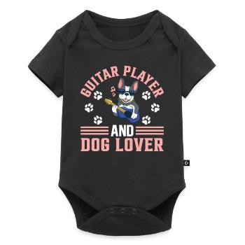 Guitarist Guitar Player - Guitar Player And Dog Lo - Baby Premium short-sleeve bodysuit - black - Front