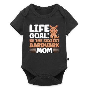 Aardvark Animal Aardvark Lover Aardvark Business - Body à manches courtes Premium Bébé - noir - Devant