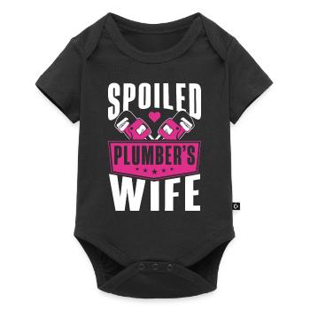 Plomberie Plombier Femme Vintage - Body à manches courtes Premium Bébé - noir - Devant