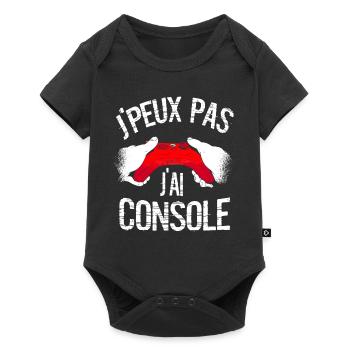 J'Peux Pas J'ai Console cadeau Gamer - Body à manches courtes Premium Bébé - noir - Devant