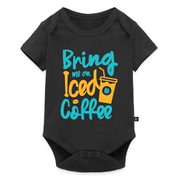 Bring me a caffeine drinker for - Baby Premium short-sleeve bodysuit - black - Front