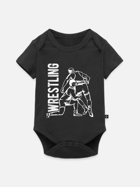 Grappling Martial Arts Wrestling - Baby Premium Kurzarmbody - Schwarz