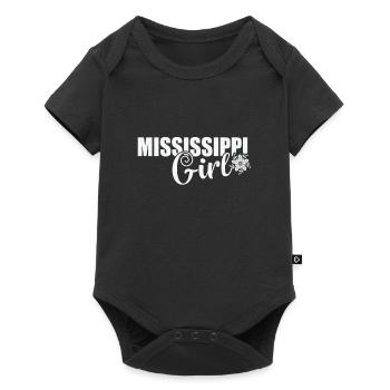 Mississippi Girl USA America - Baby Premium short-sleeve bodysuit - black - Front