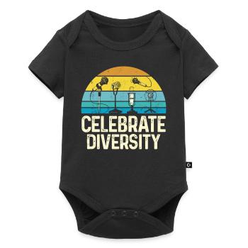 Karaoke Singer Microphone Vocalist - Baby Premium short-sleeve bodysuit - black - Front