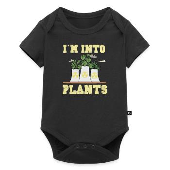 Nuclear power plant Nuclear energy Renewable energy - Baby Premium short-sleeve bodysuit - black - Front