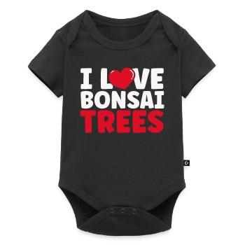 Bonsai Tree Gift Japan Bonsai Garden - Baby Premium short-sleeve bodysuit - black - Front