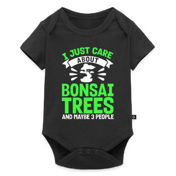 Bonsai Tree Gift Japan Bonsai Garden - Baby Premium short-sleeve bodysuit - black - Front