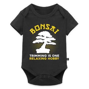 Bonsai Tree Gift Japan Bonsai Garden - Baby Premium short-sleeve bodysuit - black - Front