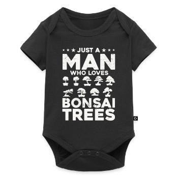 Bonsai Tree Gift Japan Bonsai Garden - Baby Premium short-sleeve bodysuit - black - Front