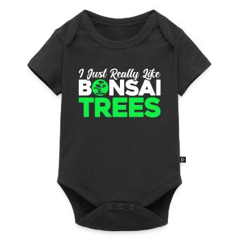 Bonsai Tree Gift Japan Bonsai Garden - Baby Premium short-sleeve bodysuit - black - Front