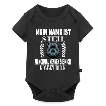 Mein Name ist STEH manchmal nennen sie mich - Baby Premium Kurzarmbody - Schwarz - Vorne