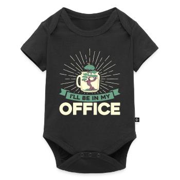 Bonsai Tree Gift Japan Bonsai Garden - Baby Premium short-sleeve bodysuit - black - Front