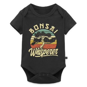 Bonsai Tree Gift Japan Bonsai Garden - Baby Premium short-sleeve bodysuit - black - Front