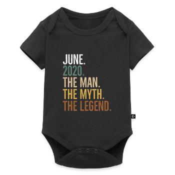 June 2020 The Man The Myth The Legend - Baby Premium short-sleeve bodysuit - black - Front