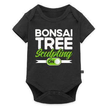 Bonsai Tree Gift Japan Bonsai Garden - Baby Premium short-sleeve bodysuit - black - Front