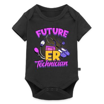 Emergency Department Nurse Hospital Hospitals - Baby Premium short-sleeve bodysuit - black - Front