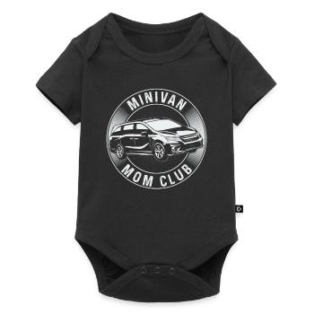 Rides Minivan Super Mom Minivan Mothers Lebenssti - Baby Premium short-sleeve bodysuit - black - Front