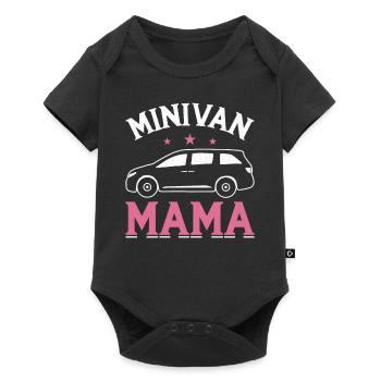 Super Mom Minivan Moms Drives Minivan Lifestyle - Baby Premium short-sleeve bodysuit - black - Front