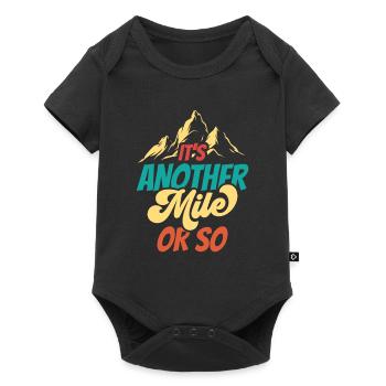 Un autre mile ou environ un demi-mile - Body à manches courtes Premium Bébé - noir - Devant