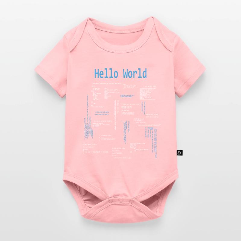 Hello World Programmeur Langages de programmation Nerd Body à manches courtes Premium Bébé