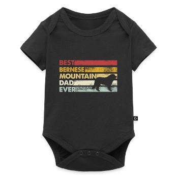 Best Father Ever - Berner Berg - Baby Premium short-sleeve bodysuit - black - Front