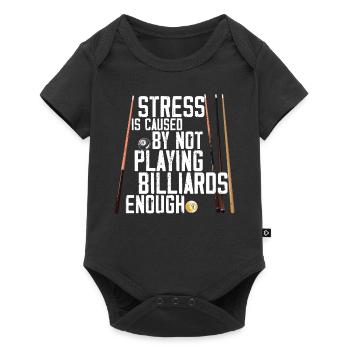 Billiards Pool Player Ball Vintage - Baby Premium short-sleeve bodysuit - black - Front