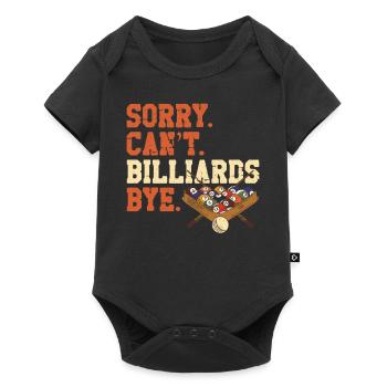 Billiards Pool Player Ball Vintage - Baby Premium short-sleeve bodysuit - black - Front
