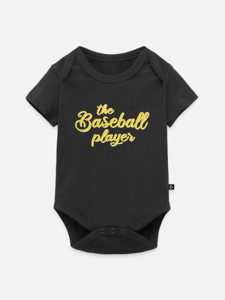 Der Baseball Spieler - Baby Premium Kurzarmbody - Schwarz