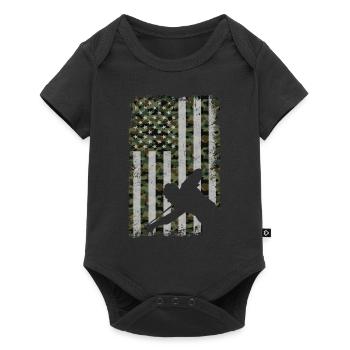 Billiards Pool Player Ball - Baby Premium short-sleeve bodysuit - black - Front