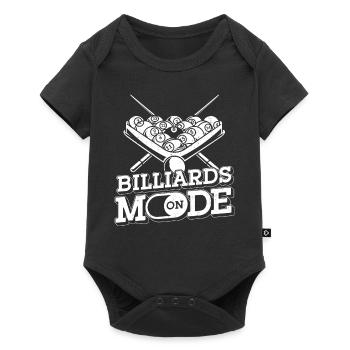 Billiards Pool Player Ball Vintage - Baby Premium short-sleeve bodysuit - black - Front