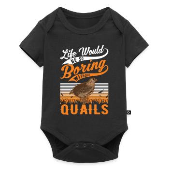 Geese Gift Goose Lovers Goose Breeders - Baby Premium short-sleeve bodysuit - black - Front