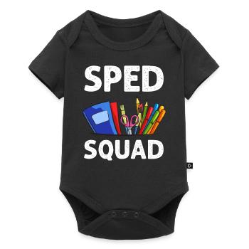 Special education Special education Promoting special needs - Baby Premium short-sleeve bodysuit - black - Front