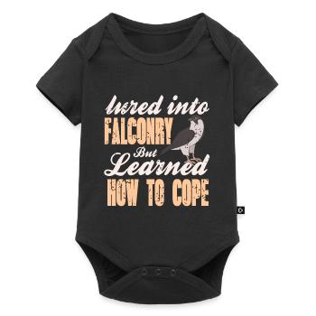 Lured Into Falconry But Learned How To Cope Animal - Baby Premium short-sleeve bodysuit - black - Front