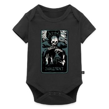 Judgement Skeleton Skull Tarot Card - Baby Premium Kurzarmbody - Schwarz - Vorne