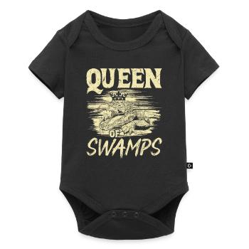 Gator Hunting Queen of Swamps Alligator Hunter - Baby Premium short-sleeve bodysuit - black - Front