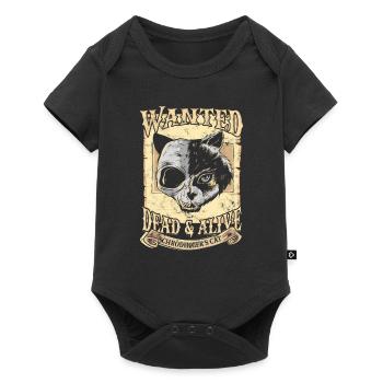 Wanted Schrodinger's Cat Alive Dead quantum physics - Baby Premium short-sleeve bodysuit - black - Front