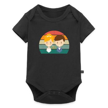 Marriage Marriage Boyfriend Girlfriend Marriage Love - Baby Premium short-sleeve bodysuit - black - Front